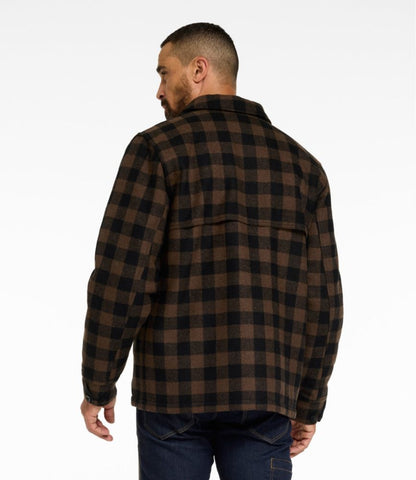 Men's Maine Guide Zip-Front Jac-Shirt with PrimaLoft, Plaid - US 9051