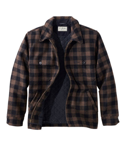 Men's Maine Guide Zip-Front Jac-Shirt with PrimaLoft, Plaid - US 9051