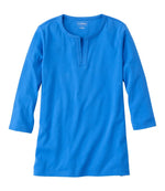 Women's L.L.Bean Tee, Three-Quarter-Sleeve Splitneck Tunic - US 1366