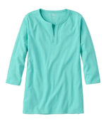 Women's L.L.Bean Tee, Three-Quarter-Sleeve Splitneck Tunic - US 8710