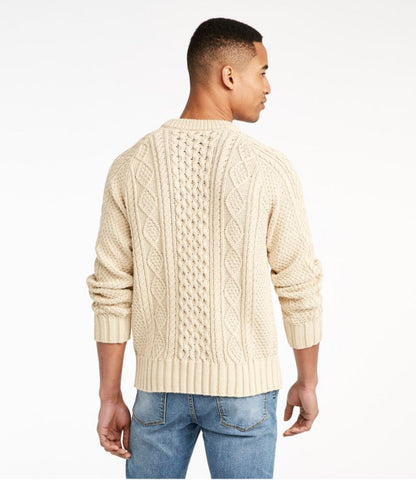 Men's Signature Cotton Fisherman Sweater - US 2882