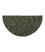 Wool Hearth Rug, Crescent, Leaf - US 4865