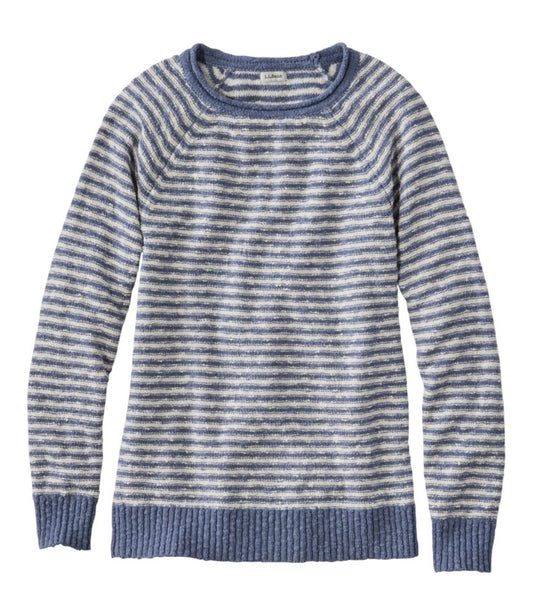 Women's Midweight Cotton Slub Rollneck Pullover Stripe - US 2950
