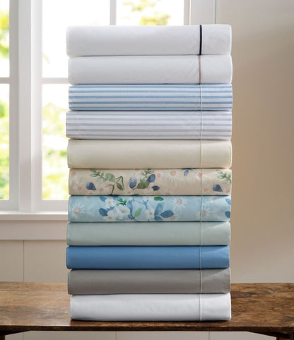 Premium Egyptian Percale Sheet Collection, Stripe - US 3413