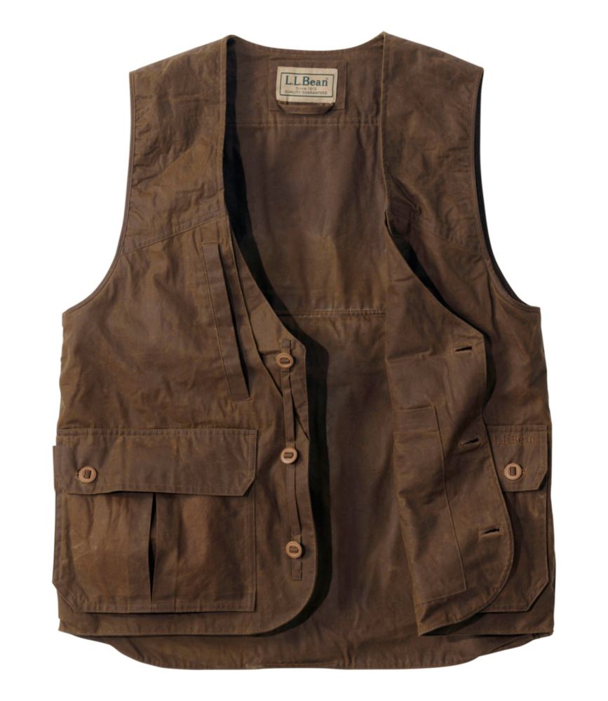 Men's Double L Waxed-Cotton Upland Vest - US 8662