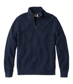 Men's Organic Cotton Waffle Sweater, Quarter Zip - US 3553