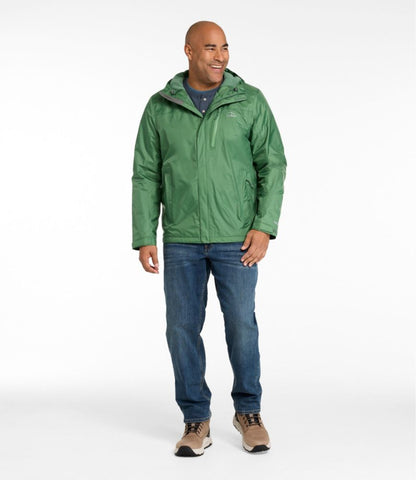 Men's Trail Model Rain Jacket, Fleece-Lined - US 5084
