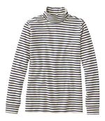 Women's L.L.Bean Interlock Turtleneck, Long-Sleeve Stripe - US 5108