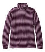 Women's L.L.Bean Interlock Turtleneck, Long-Sleeve Stripe - US 9112