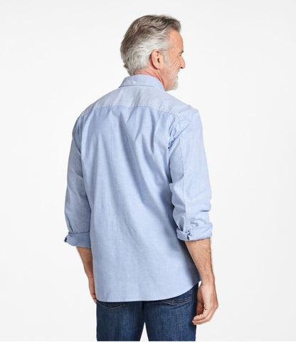 Men's Comfort Stretch® Oxford Shirt, Traditional Untucked Fit - US 7225