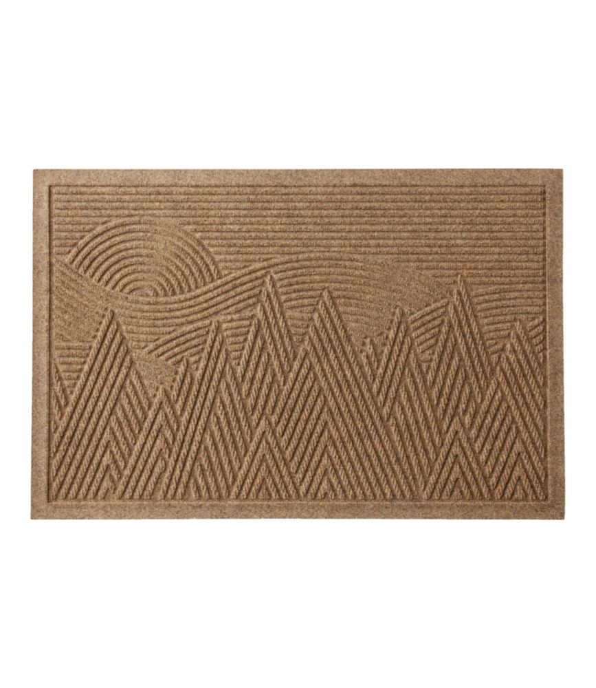 Everyspace Recycled Waterhog Doormat, Mountain Scene - US 5881