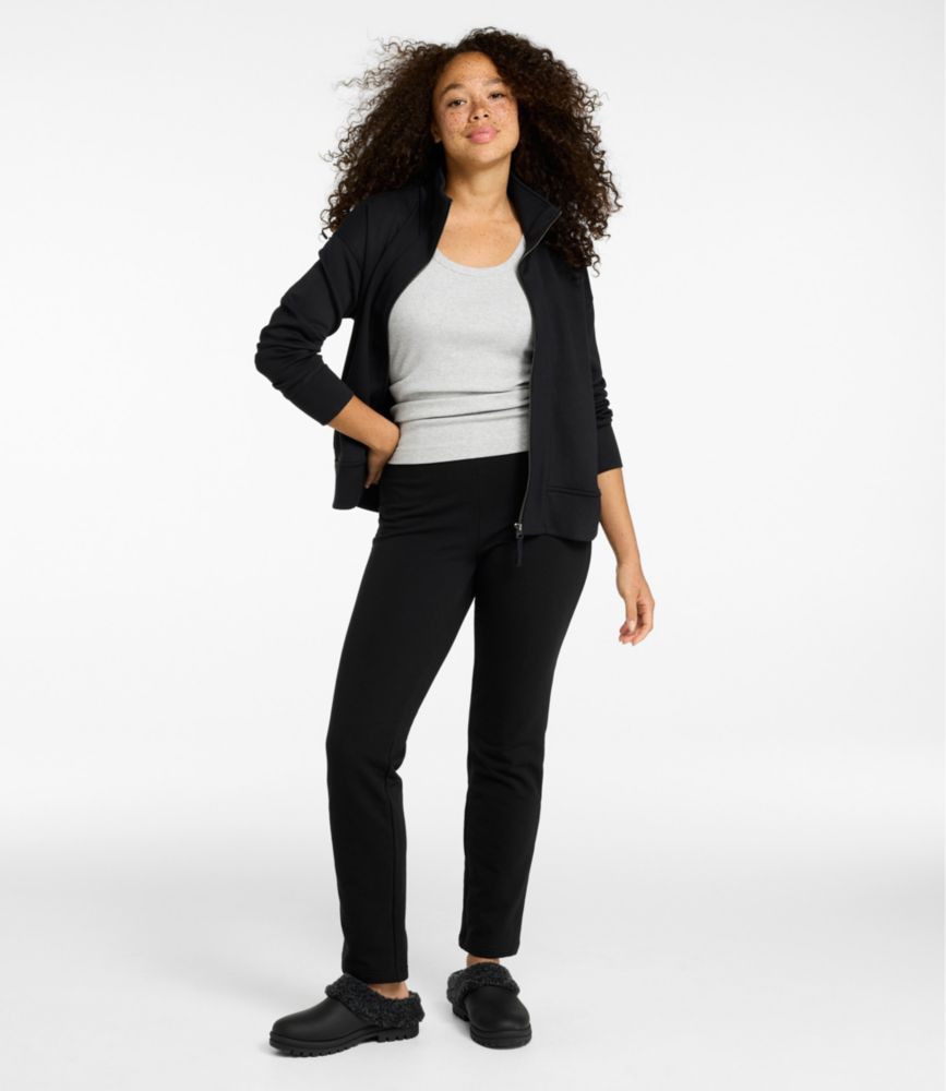 Women's Perfect Fit Pants, Fleece-Backed Slim-Leg - US 0095