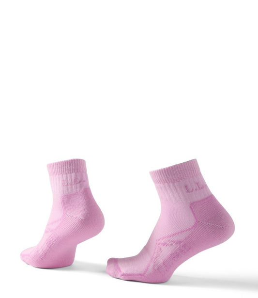 Adults' Cresta Wool Lightweight Hiking Socks, Quarter-Crew - US 4281