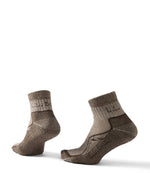 Adults' Cresta Wool Midweight Hiking Socks, Quarter-Crew - US 6668