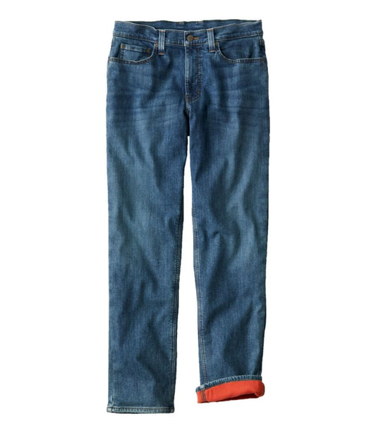 Men's BeanFlex® Jeans, Standard Athletic Fit, Fleece-Lined - US 8499