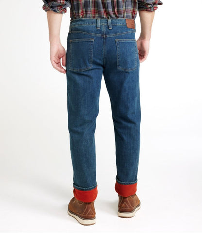 Men's BeanFlex® Jeans, Standard Athletic Fit, Fleece-Lined - US 8499