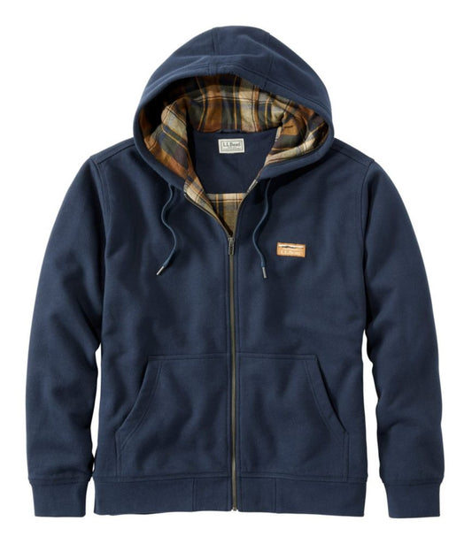 Men's Katahdin Iron Works® Hooded Sweatshirt, Flannel-Lined - US 2181