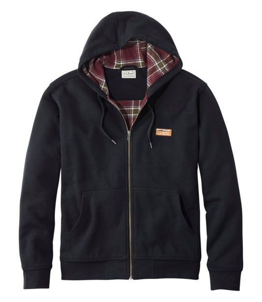 Men's Katahdin Iron Works® Hooded Sweatshirt, Flannel-Lined - US 8102