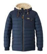 Men's Mountain Classic Down Hooded Jacket, Sherpa-Lined - US 0269