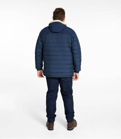 Men's Mountain Classic Down Hooded Jacket, Sherpa-Lined - US 0269