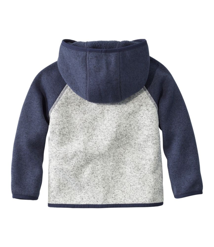 Infants' and Toddlers' L.L.Bean Sweater Fleece, Hooded Colorblock - US 9843