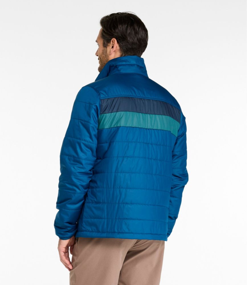 Men's Mountain Classic Puffer Jacket, Colorblock - US 4946