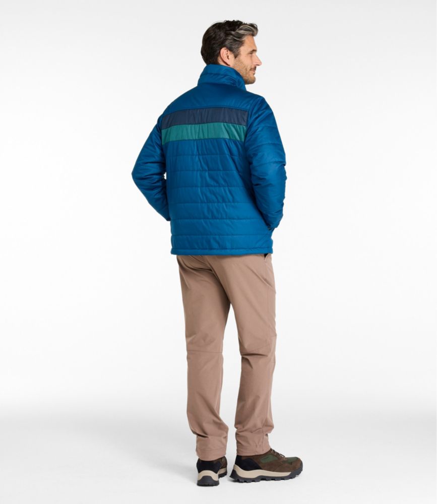 Men's Mountain Classic Puffer Jacket, Colorblock - US 4946