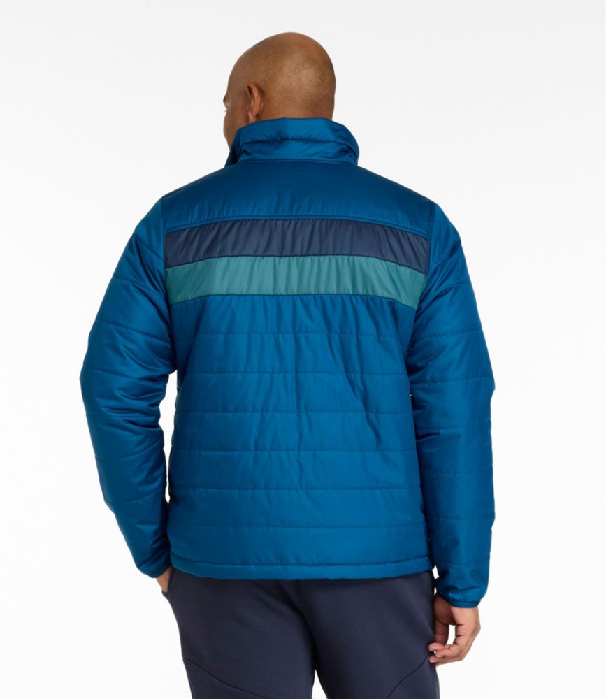Men's Mountain Classic Puffer Jacket, Colorblock - US 4946