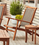 Wicker Eucalyptus Chair - US 5882