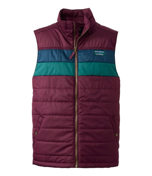 Men's Mountain Classic Puffer Vest, Colorblock - US 6790