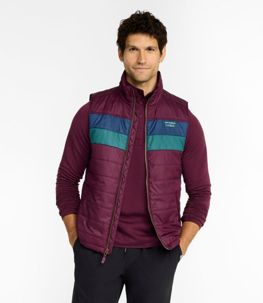 Men's Mountain Classic Puffer Vest, Colorblock - US 6790