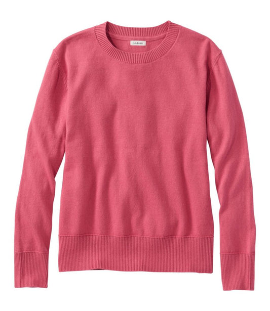 Women's Cotton/Cashmere Sweater, Crewneck - US 1111