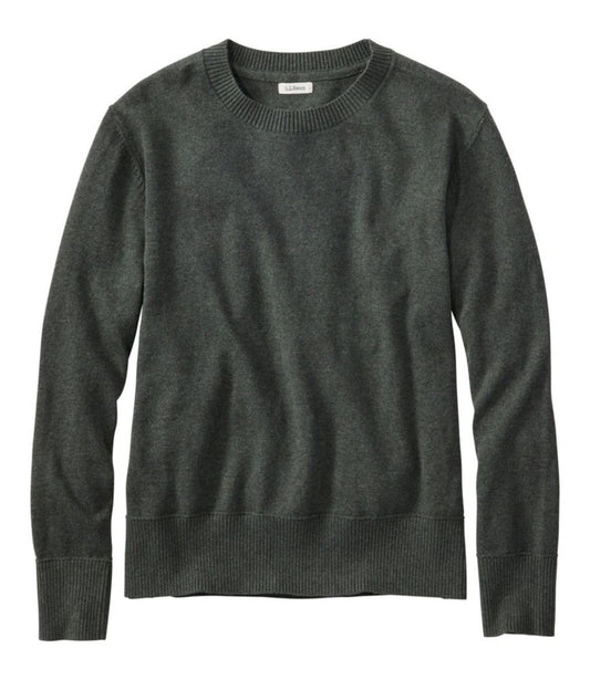 Women's Cotton/Cashmere Sweater, Crewneck - US 0430