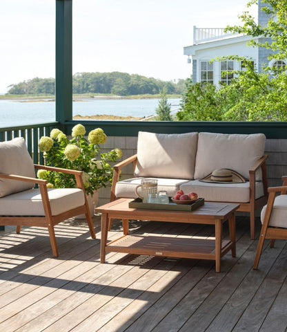 Eucalyptus 4-Piece Patio Set - US 0787