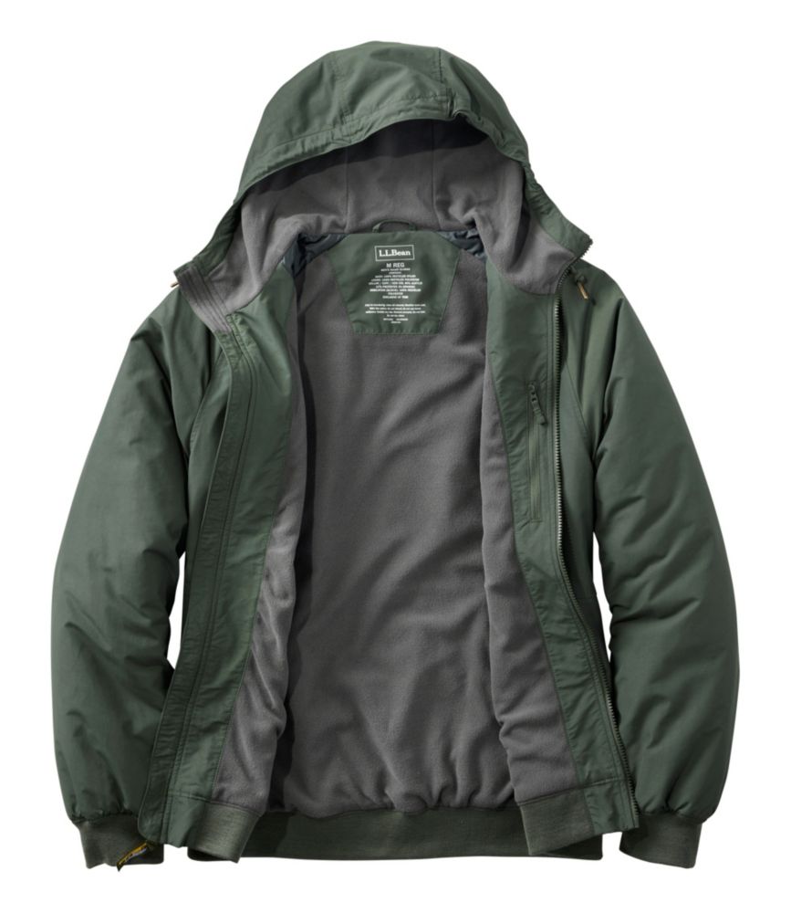 Men's Insulated 3-Season Bomber Hooded Jacket - US 0569