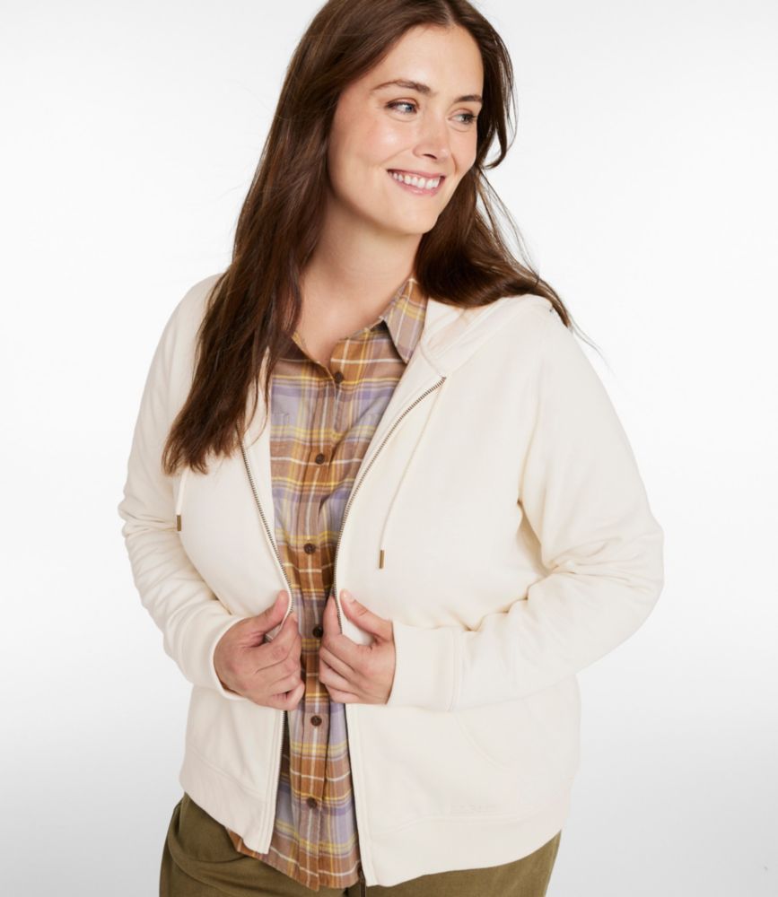Women's L.L.Bean 1912 Sweatshirt, Flannel-Lined Hoodie - US 3923