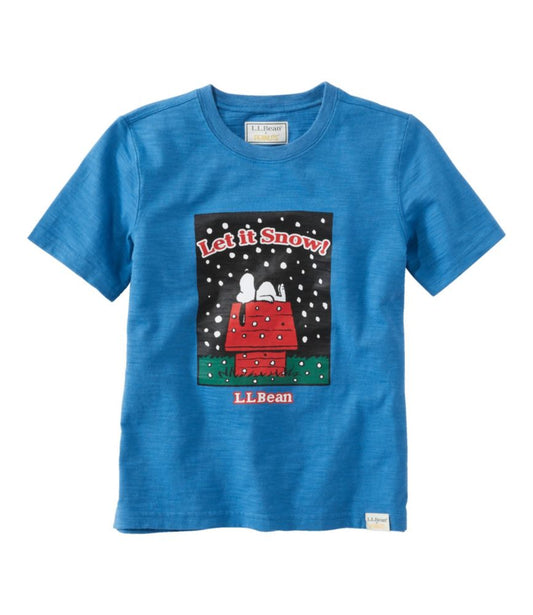 Kids' L.L.Bean x Peanuts Short-Sleeve Tee - US 7994