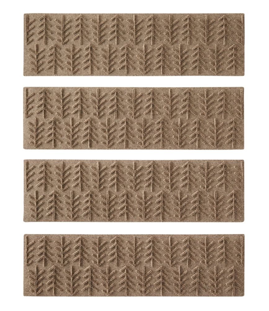 Everyspace Recycled Waterhog Mat, Stair Treads, Set of Four, Trees - US 2465