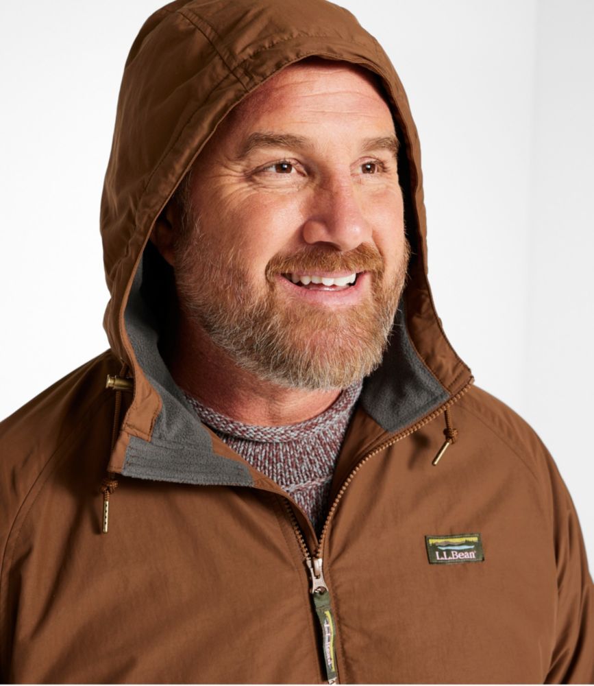 Men's Insulated 3-Season Bomber Hooded Jacket, Colorblock - US 7341