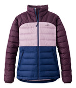 Women's Bean's Down Jacket, Colorblock - US 3470