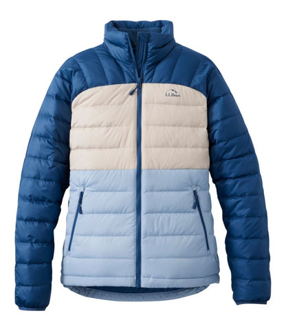 Women's Bean's Down Jacket, Colorblock - US 6230