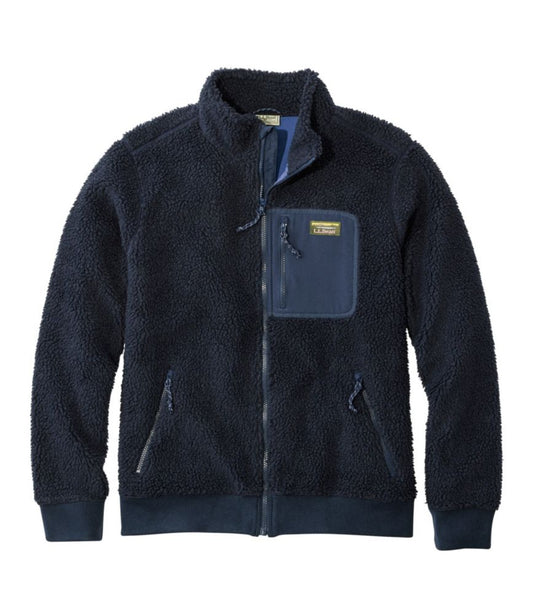 Men's Bean's Sherpa Fleece Jacket - US 3592