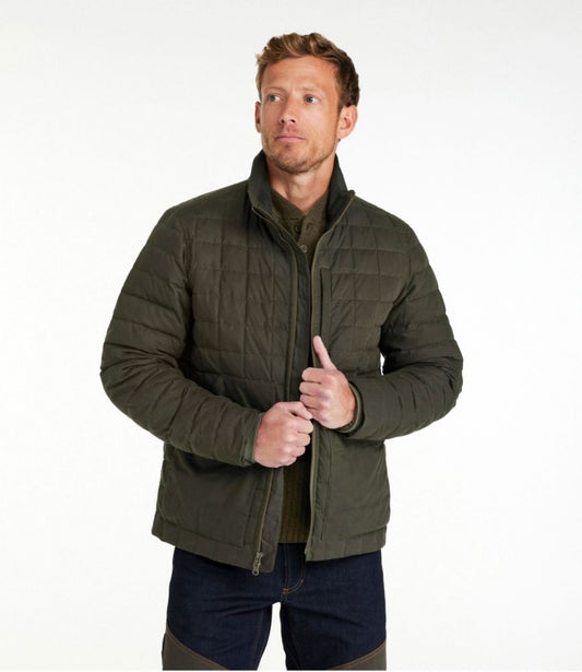 Men's L.L.Bean Upcountry Waxed Cotton Down Sweater - US 3441