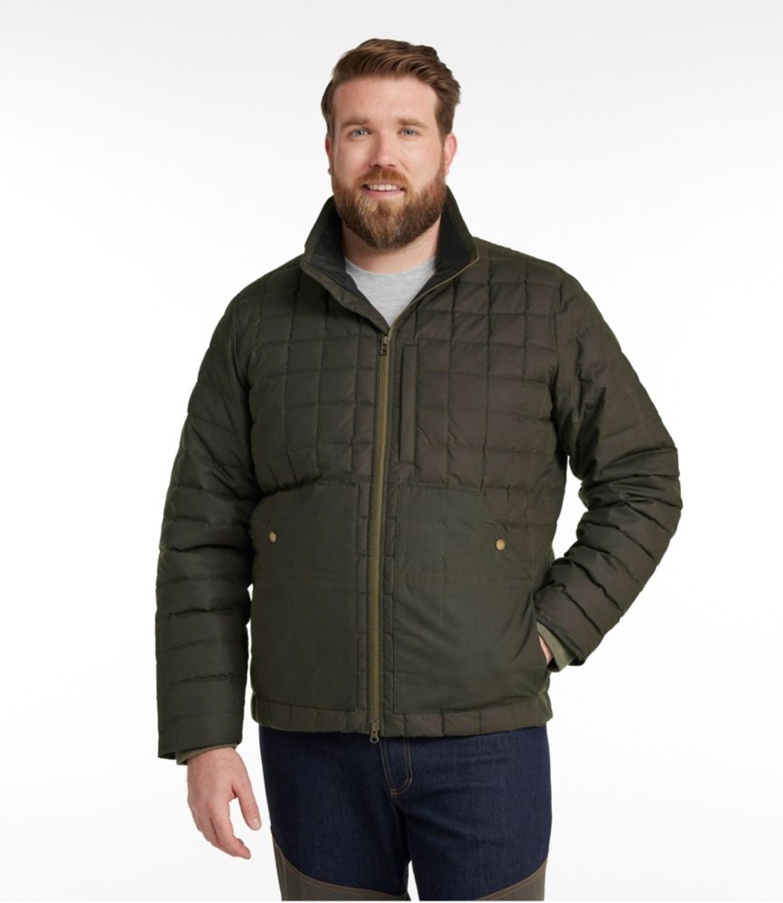 Men's L.L.Bean Upcountry Waxed Cotton Down Sweater - US 3441
