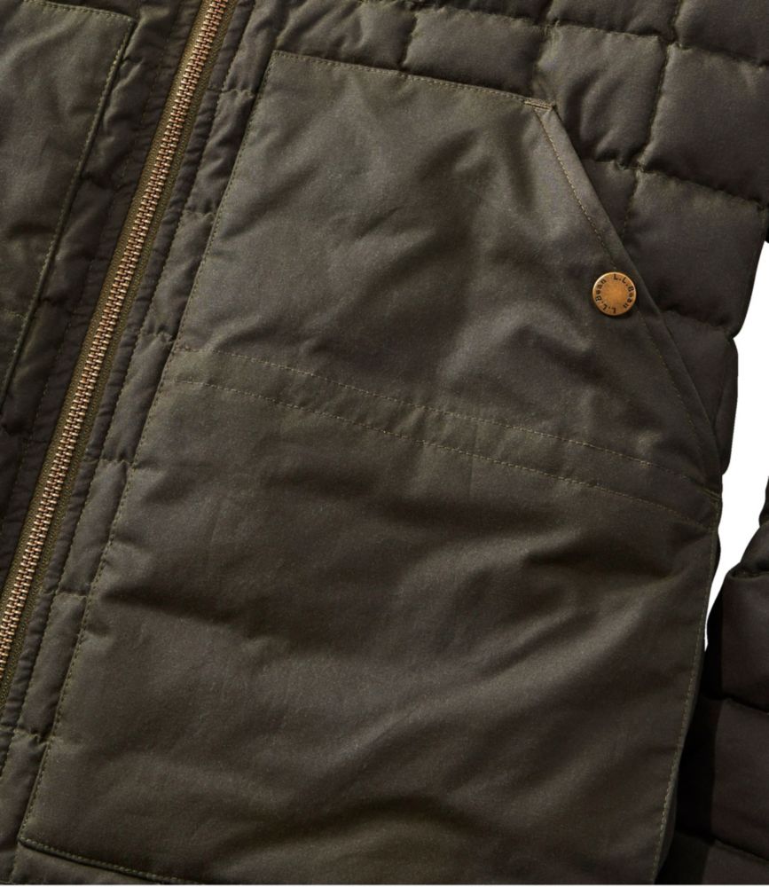 Men's L.L.Bean Upcountry Waxed Cotton Down Sweater - US 3441