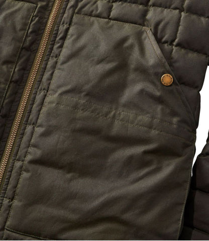 Men's L.L.Bean Upcountry Waxed Cotton Down Sweater - US 3441