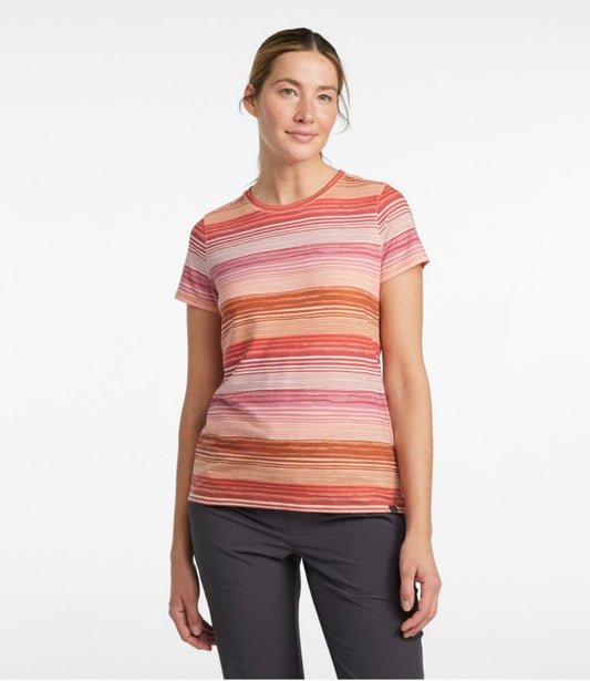 Women's Everyday SunSmart® Tee, Short-Sleeve Stripe - US 4494