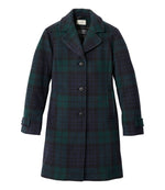 Women's Classic Lambswool Polo Coat, Three-Quarter, Pattern - US 1505