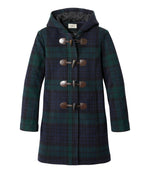Women's Classic Lambswool Duffel Coat, Pattern - US 0682
