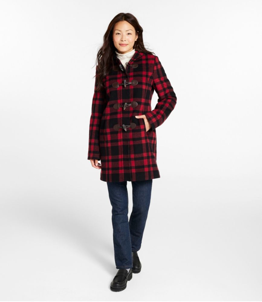 Women's Classic Lambswool Duffel Coat, Pattern - US 3683